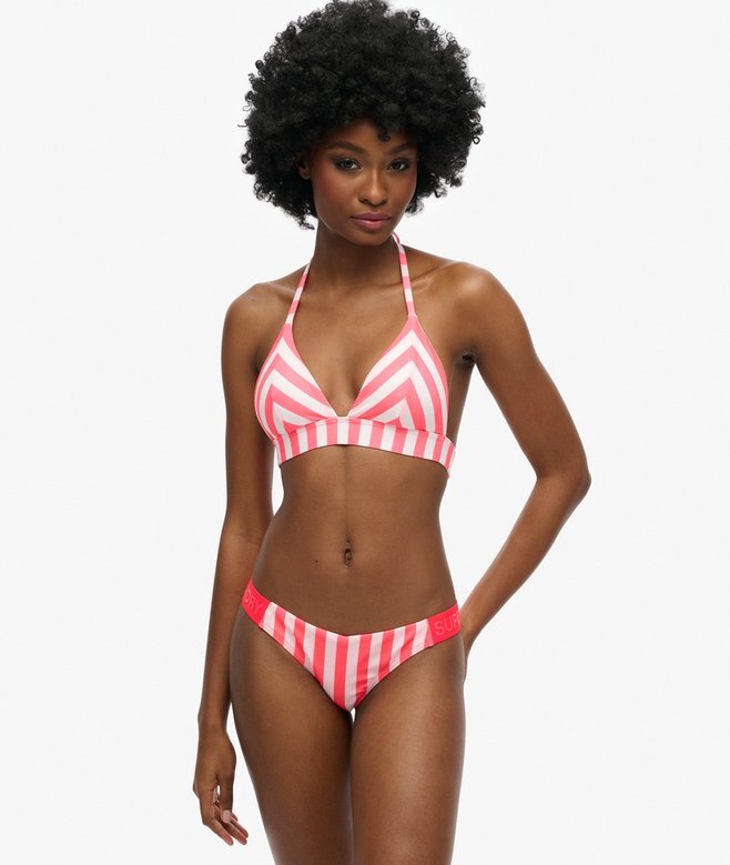 Randig triangel-bikinitopp Randig triangel-bikinitopp
