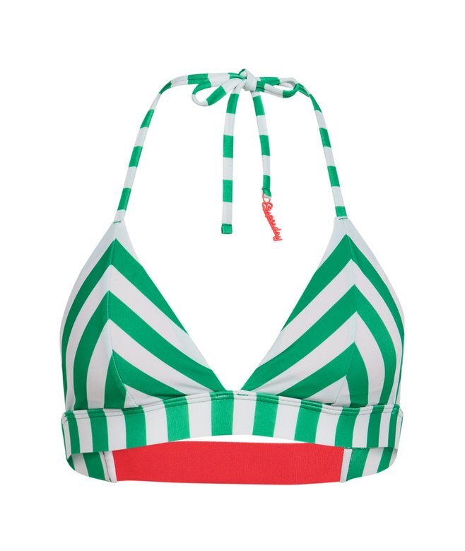 Randig triangel-bikinitopp Randig triangel-bikinitopp