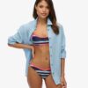Randiga bikini-trosor av återvunnet material Randiga bikini-trosor av återvunnet material
