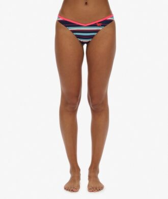 Randiga bikini-trosor av återvunnet material Randiga bikini-trosor av återvunnet material