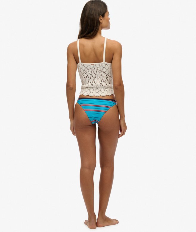 Randiga bikini-trosor av återvunnet material Randiga bikini-trosor av återvunnet material