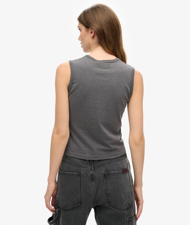 Retro-dekorerad slim fit-väst Retro-dekorerad slim fit-väst