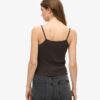 Retro Rocker Graphic Rib Cami Top