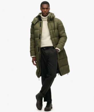 Ripstop Longline Puffer Coat