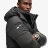Ripstop Longline Puffer Coat