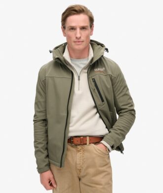 Ripstop Softshell Trekker-jacka med huva