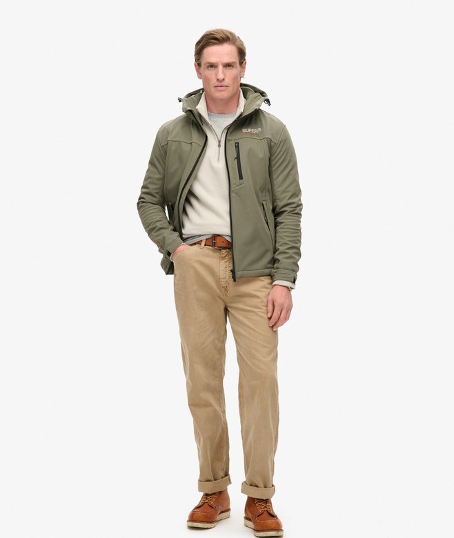 Ripstop Softshell Trekker-jacka med huva Ripstop Softshell Trekker-jacka med huva