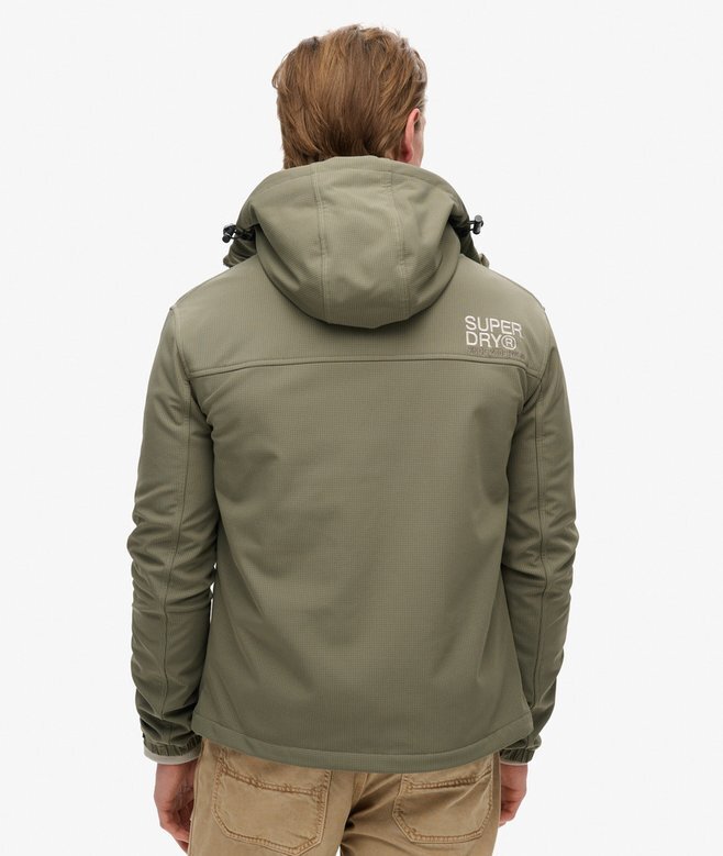 Ripstop Softshell Trekker-jacka med huva Ripstop Softshell Trekker-jacka med huva