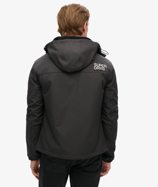 Ripstop Softshell Trekker-jacka med huva Ripstop Softshell Trekker-jacka med huva