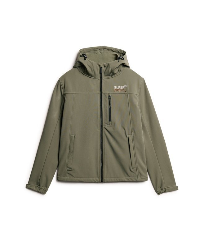 Ripstop Softshell Trekker-jacka med huva Ripstop Softshell Trekker-jacka med huva