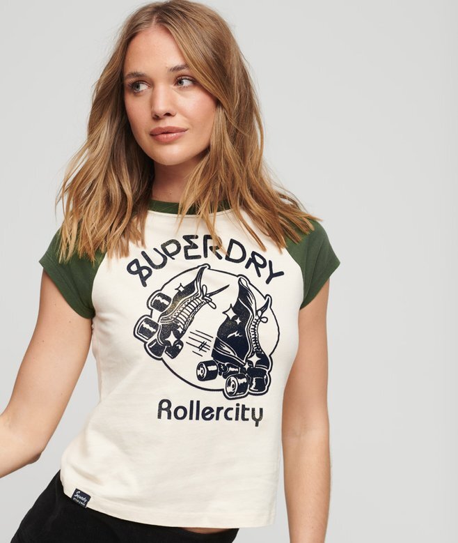 Roller Graphic Baseball Mini T-shirt Roller Graphic Baseball Mini T-shirt