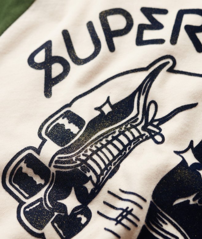 Roller Graphic Baseball Mini T-shirt Roller Graphic Baseball Mini T-shirt