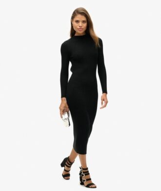 Rygglös bodycon-midiklänning