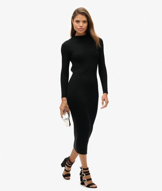 Rygglös bodycon-midiklänning Rygglös bodycon-midiklänning