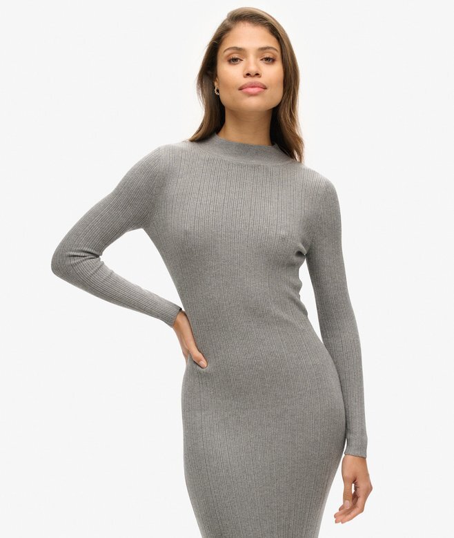Rygglös bodycon-midiklänning Rygglös bodycon-midiklänning
