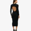 Rygglös bodycon-midiklänning Rygglös bodycon-midiklänning