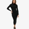 Rygglös bodycon-midiklänning Rygglös bodycon-midiklänning