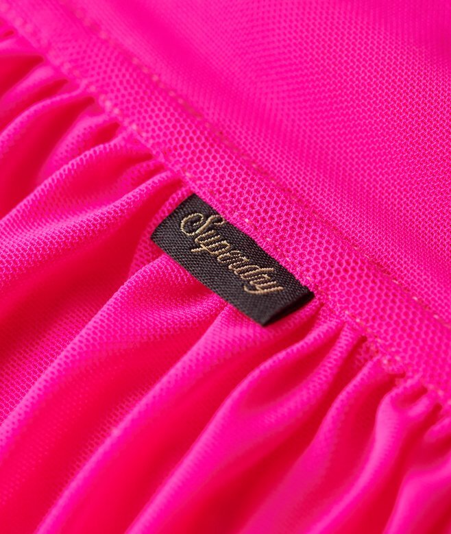 Rynkad kort korsett-top i mesh Rynkad kort korsett-top i mesh