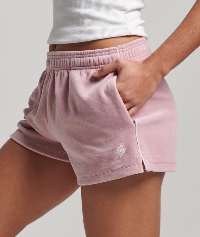 S-logotyp Velourshorts S-logotyp Velourshorts
