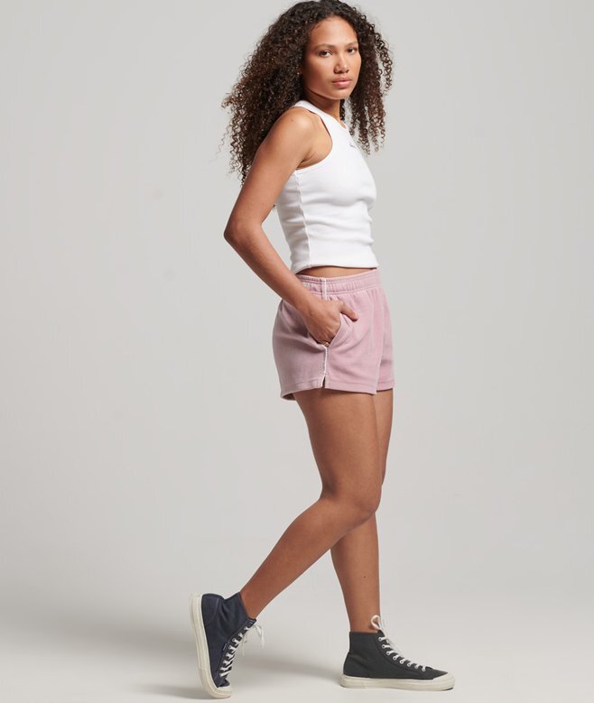 S-logotyp Velourshorts S-logotyp Velourshorts