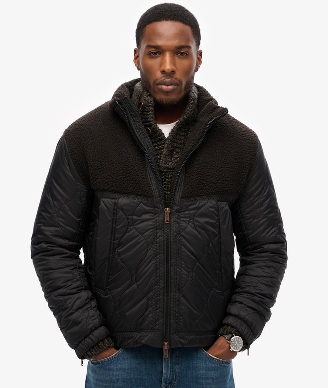 Sherpa Quilted Hybrid Jacket Sherpa Quilted Hybrid Jacket