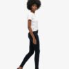 Skinny jeans i Organic Cotton med hög midja