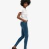 Skinny jeans i Organic Cotton med hög midja