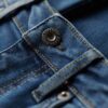 Skinny jeans i Organic Cotton med hög midja