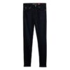 Skinny jeans i Organic Cotton med hög midja