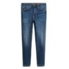 Skinny jeans i Organic Cotton med hög midja