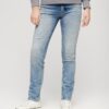 Slim-fit-jeans i Organic Cotton med medelhög midja Slim-fit-jeans i Organic Cotton med medelhög midja