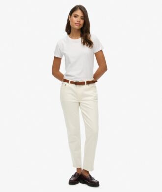 Slim-fit-jeans i Organic Cotton med medelhög midja Slim-fit-jeans i Organic Cotton med medelhög midja