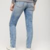 Slim-fit-jeans i Organic Cotton med medelhög midja Slim-fit-jeans i Organic Cotton med medelhög midja