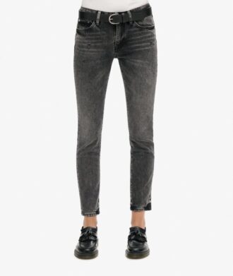 Slim-fit-jeans i Organic Cotton med medelhög midja Slim-fit-jeans i Organic Cotton med medelhög midja