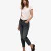 Slim-fit-jeans i Organic Cotton med medelhög midja