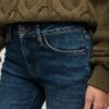 Slim-fit-jeans i Organic Cotton med medelhög midja Slim-fit-jeans i Organic Cotton med medelhög midja