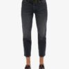 Slim-fit-jeans i Organic Cotton med medelhög midja