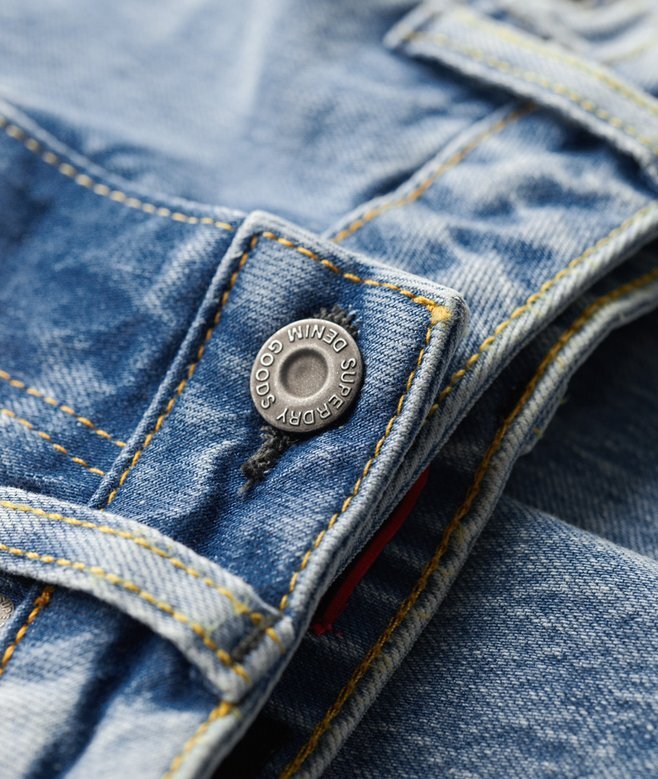 Slim-fit-jeans i Organic Cotton med medelhög midja Slim-fit-jeans i Organic Cotton med medelhög midja
