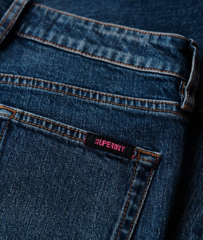 Slim-fit-jeans i Organic Cotton med medelhög midja Slim-fit-jeans i Organic Cotton med medelhög midja