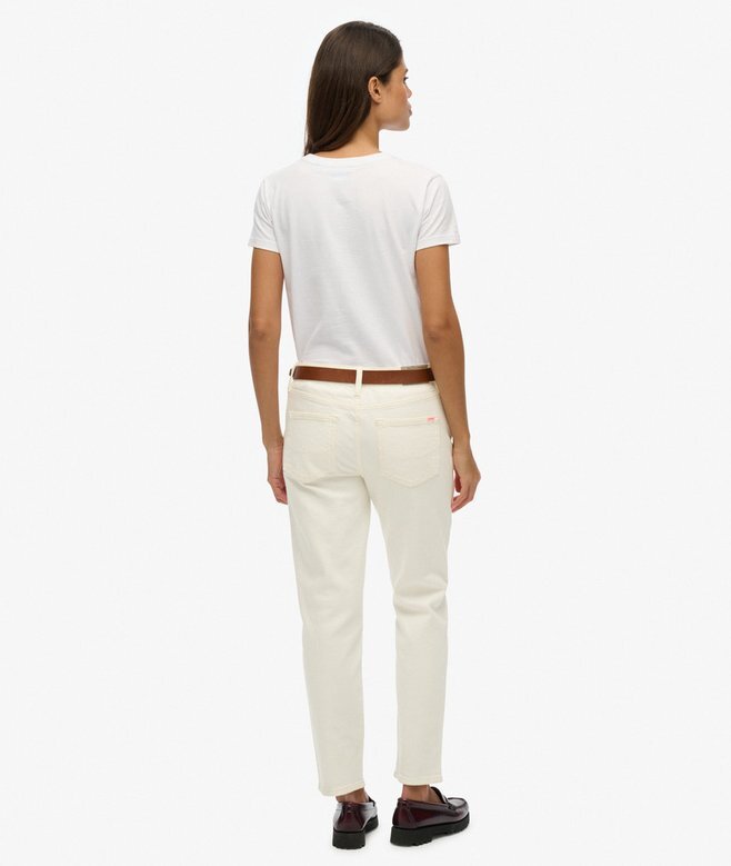 Slim-fit-jeans i Organic Cotton med medelhög midja Slim-fit-jeans i Organic Cotton med medelhög midja