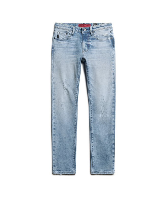 Slim-fit-jeans i Organic Cotton med medelhög midja Slim-fit-jeans i Organic Cotton med medelhög midja