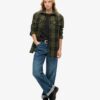 Slouchy stickad tröja med rund hals