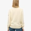 Slouchy stickad tröja med rund hals