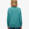 Slouchy stickad tröja med rund hals
