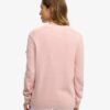 Slouchy stickad tröja med rund hals