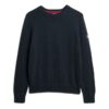 Slouchy stickad tröja med rund hals