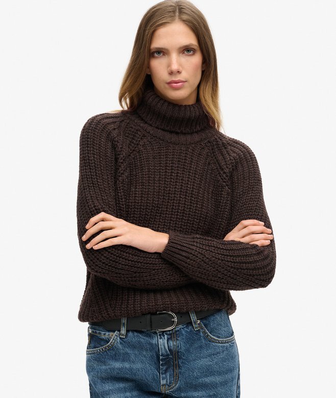Slouchy Stitch Roll Neck Knit Slouchy Stitch Roll Neck Knit