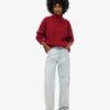 Slouchy Stitch Roll Neck Knit
