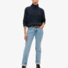 Slouchy Stitch Roll Neck Knit