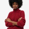 Slouchy Stitch Roll Neck Knit